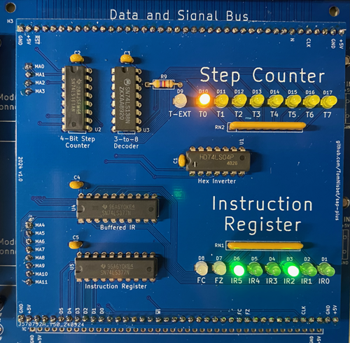 Instruction Register and Step Counter